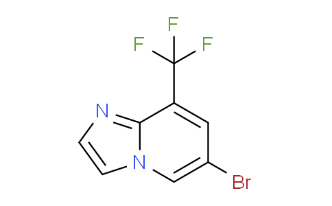 CAS No. 1417334-55-4, 6-Bromo-8-(trifluoromethyl)imidazo[1,2-a]pyridine