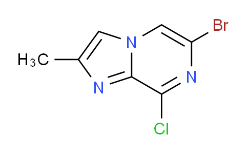 CAS No. 1239720-32-1, 6-Bromo-8-chloro-2-methylimidazo[1,2-a]pyrazine
