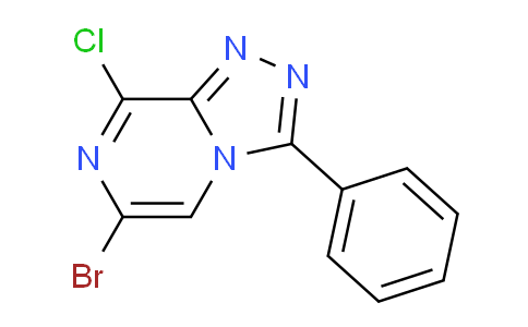 CAS No. 1646649-33-3, 6-Bromo-8-chloro-3-phenyl-[1,2,4]triazolo[4,3-a]pyrazine