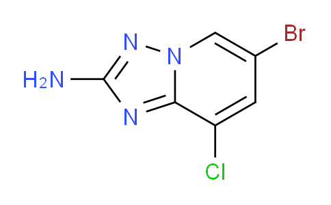 CAS No. 1649478-43-2, 6-Bromo-8-chloro-[1,2,4]triazolo[1,5-a]pyridin-2-amine