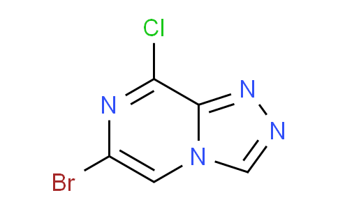 CAS No. 1334135-75-9, 6-Bromo-8-chloro-[1,2,4]triazolo[4,3-a]pyrazine