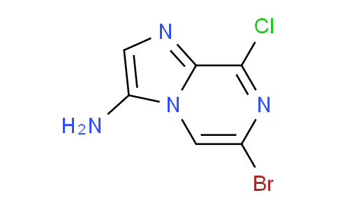 CAS No. 1289267-62-4, 6-Bromo-8-chloroimidazo[1,2-a]pyrazin-3-amine