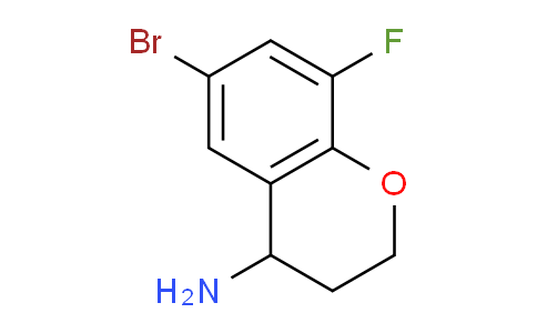 CAS No. 1152592-53-4, 6-Bromo-8-fluorochroman-4-amine