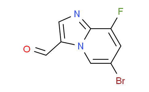 CAS No. 1260815-76-6, 6-Bromo-8-fluoroimidazo[1,2-a]pyridine-3-carbaldehyde
