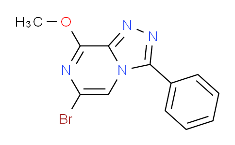 CAS No. 1646649-34-4, 6-Bromo-8-methoxy-3-phenyl-[1,2,4]triazolo[4,3-a]pyrazine