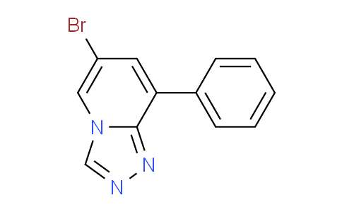 CAS No. 1202277-96-0, 6-Bromo-8-phenyl-[1,2,4]triazolo[4,3-a]pyridine