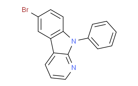CAS No. 1625673-80-4, 6-Bromo-9-phenyl-9H-pyrido[2,3-b]indole