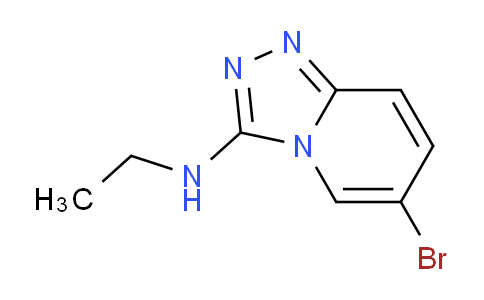 CAS No. 951884-90-5, 6-Bromo-N-ethyl-[1,2,4]triazolo[4,3-a]pyridin-3-amine