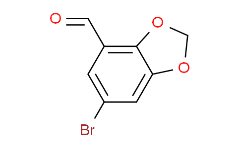 CAS No. 72744-55-9, 6-Bromobenzo[d][1,3]dioxole-4-carbaldehyde