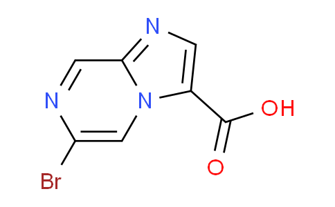 CAS No. 1404480-51-8, 6-Bromoimidazo[1,2-a]pyrazine-3-carboxylic acid
