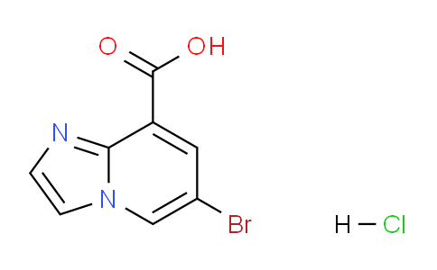 CAS No. 1260656-47-0, 6-Bromoimidazo[1,2-a]pyridine-8-carboxylic acid hydrochloride