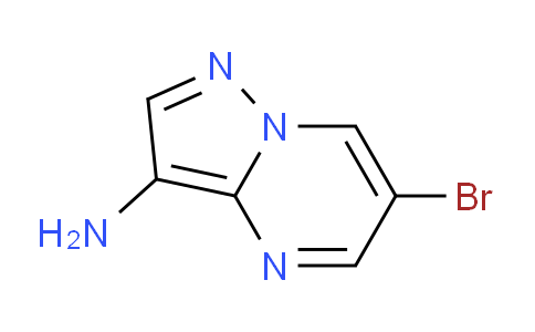 CAS No. 1508567-18-7, 6-Bromopyrazolo[1,5-a]pyrimidin-3-amine