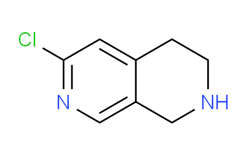 CAS No. 1196151-85-5, 6-Chloro-1,2,3,4-tetrahydro-2,7-naphthyridine