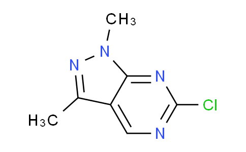 CAS No. 1030377-53-7, 6-Chloro-1,3-dimethyl-1H-pyrazolo[3,4-d]pyrimidine