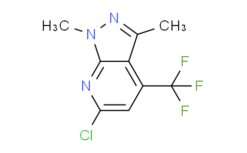 CAS No. 952183-47-0, 6-Chloro-1,3-dimethyl-4-(trifluoromethyl)-1H-pyrazolo[3,4-b]pyridine
