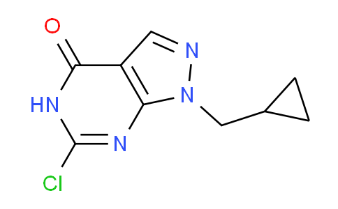 CAS No. 1710202-70-2, 6-Chloro-1-(cyclopropylmethyl)-1H-pyrazolo[3,4-d]pyrimidin-4(5H)-one