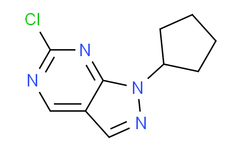 CAS No. 1443286-82-5, 6-Chloro-1-cyclopentyl-1H-pyrazolo[3,4-d]pyrimidine