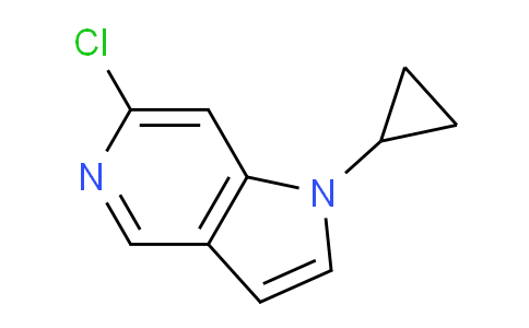 CAS No. 1324003-17-9, 6-Chloro-1-cyclopropyl-1H-pyrrolo[3,2-c]pyridine