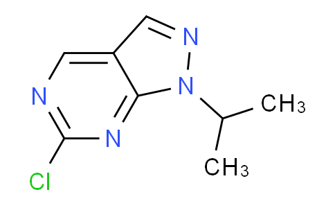 CAS No. 1443289-75-5, 6-Chloro-1-isopropyl-1H-pyrazolo[3,4-d]pyrimidine