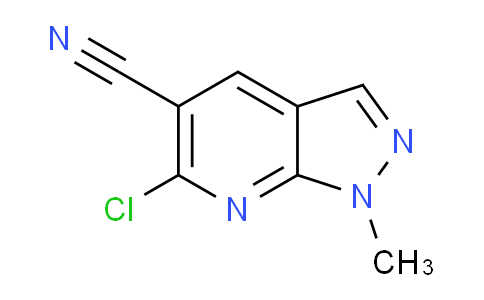 CAS No. 1216269-91-8, 6-Chloro-1-methyl-1H-pyrazolo[3,4-b]pyridine-5-carbonitrile