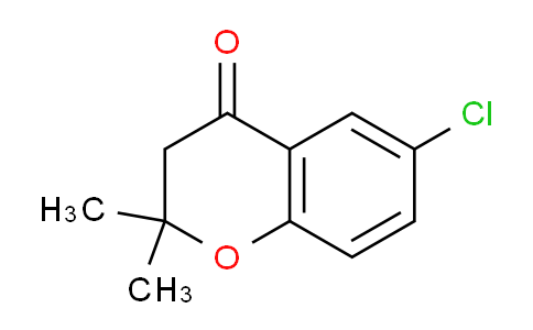 CAS No. 80055-85-2, 6-Chloro-2,2-dimethylchroman-4-one