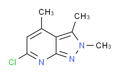 CAS No. 1018170-62-1, 6-Chloro-2,3,4-trimethyl-2H-pyrazolo[3,4-b]pyridine