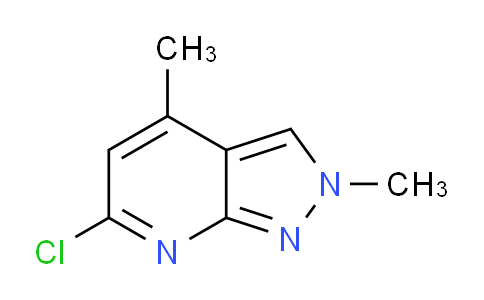 CAS No. 63725-54-2, 6-Chloro-2,4-dimethyl-2H-pyrazolo[3,4-b]pyridine