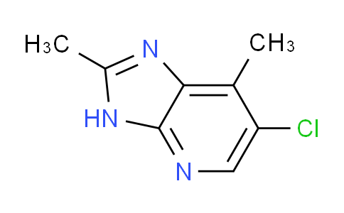 CAS No. 219768-44-2, 6-Chloro-2,7-dimethyl-3H-imidazo[4,5-b]pyridine