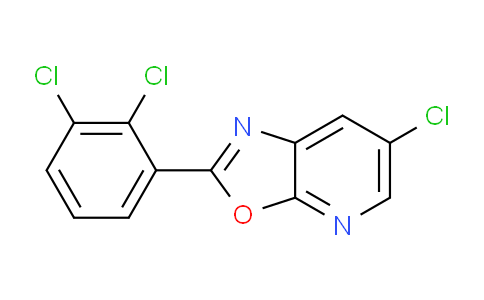 CAS No. 1354749-70-4, 6-Chloro-2-(2,3-dichlorophenyl)oxazolo[5,4-b]pyridine