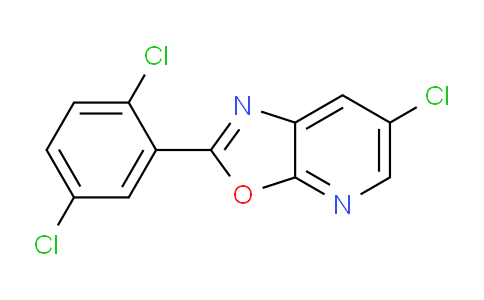 CAS No. 1354749-78-2, 6-Chloro-2-(2,5-dichlorophenyl)oxazolo[5,4-b]pyridine