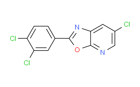 CAS No. 1354749-87-3, 6-Chloro-2-(3,4-dichlorophenyl)oxazolo[5,4-b]pyridine