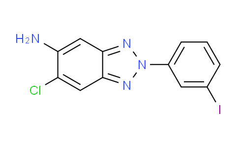 CAS No. 1706450-25-0, 6-Chloro-2-(3-iodophenyl)-2H-benzo[d][1,2,3]triazol-5-amine