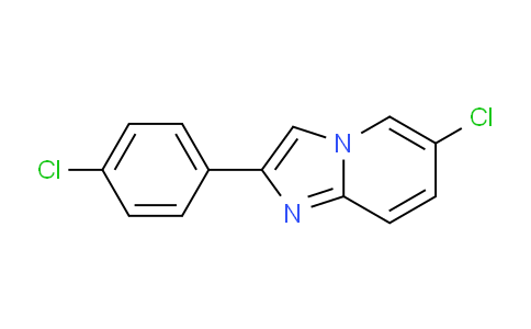 CAS No. 88964-99-2, 6-Chloro-2-(4-chlorophenyl)imidazo[1,2-a]pyridine
