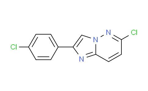 CAS No. 1844-56-0, 6-Chloro-2-(4-chlorophenyl)imidazo[1,2-b]pyridazine