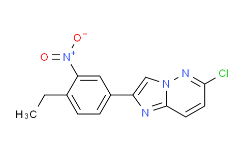 CAS No. 1383624-01-8, 6-Chloro-2-(4-ethyl-3-nitrophenyl)imidazo[1,2-b]pyridazine