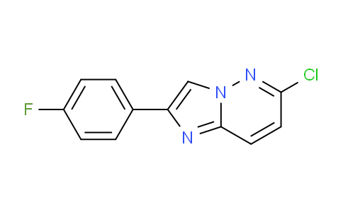 CAS No. 244081-70-7, 6-Chloro-2-(4-fluorophenyl)imidazo[1,2-b]pyridazine