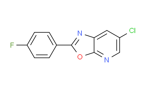 CAS No. 1354749-65-7, 6-Chloro-2-(4-fluorophenyl)oxazolo[5,4-b]pyridine