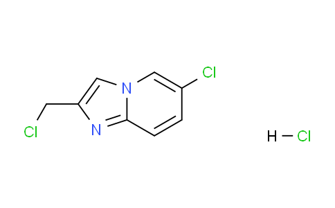CAS No. 502841-53-4, 6-Chloro-2-(chloromethyl)imidazo[1,2-a]pyridine hydrochloride