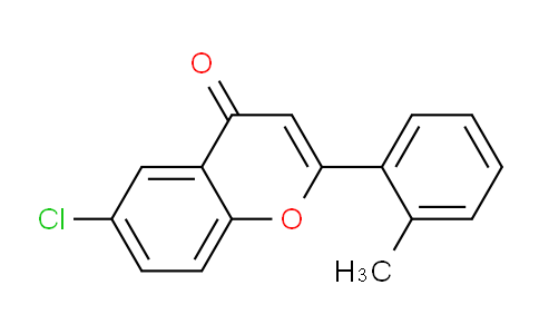 CAS No. 88952-76-5, 6-Chloro-2-(o-tolyl)-4H-chromen-4-one