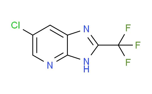 CAS No. 13577-71-4, 6-Chloro-2-(trifluoromethyl)-3H-imidazo[4,5-b]pyridine