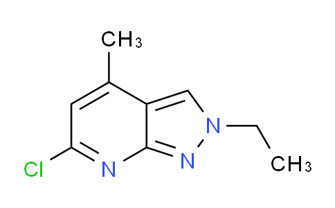 CAS No. 1018048-19-5, 6-Chloro-2-ethyl-4-methyl-2H-pyrazolo[3,4-b]pyridine