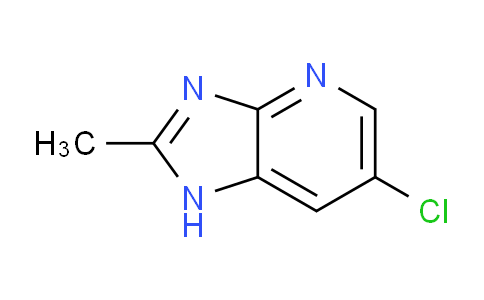 CAS No. 28279-50-7, 6-Chloro-2-methyl-1H-imidazo[4,5-b]pyridine