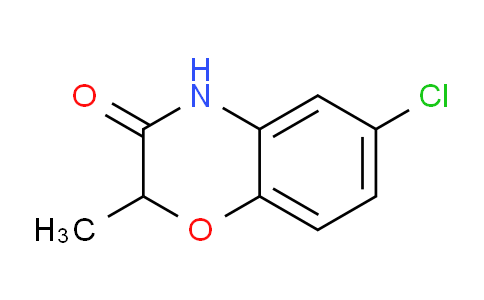 CAS No. 5791-00-4, 6-Chloro-2-methyl-2,4-dihydro-1,4-benzoxazin-3-one
