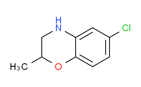 CAS No. 1082837-97-5, 6-Chloro-2-methyl-3,4-dihydro-2H-benzo[b][1,4]oxazine