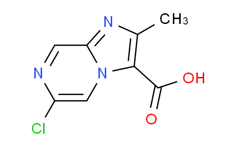 CAS No. 1553646-86-8, 6-Chloro-2-methylimidazo[1,2-a]pyrazine-3-carboxylic acid