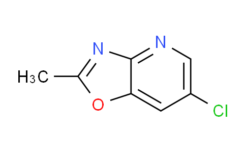 CAS No. 1785621-96-6, 6-Chloro-2-methyloxazolo[4,5-b]pyridine