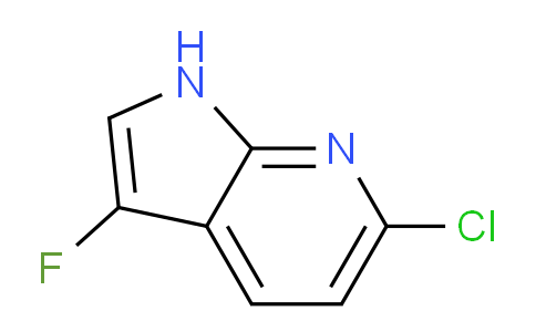 CAS No. 1352395-89-1, 6-Chloro-3-fluoro-1H-pyrrolo[2,3-b]pyridine