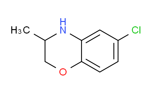 CAS No. 56346-38-4, 6-Chloro-3-methyl-3,4-dihydro-2H-benzo[b][1,4]oxazine