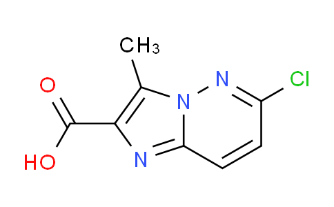 CAS No. 215531-02-5, 6-Chloro-3-methylimidazo[1,2-b]pyridazine-2-carboxylic acid