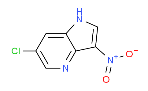 CAS No. 1190311-54-6, 6-Chloro-3-nitro-1H-pyrrolo[3,2-b]pyridine
